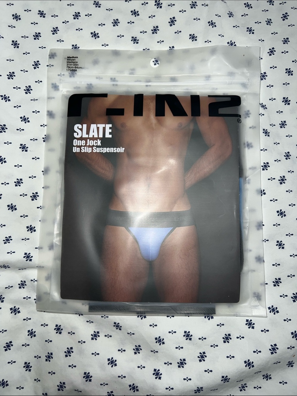 SLATE One-Jock Brief in Light Blue - Men's Supportive Jock